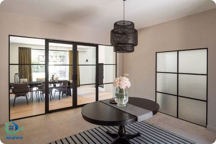 پارتیشن شیشه ای در خانه