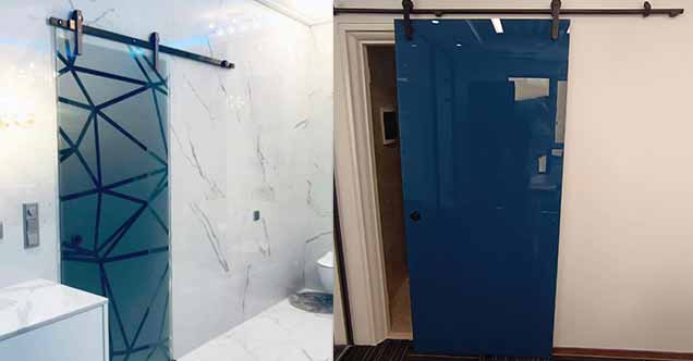 قیمت درب شیشه ای ریلی