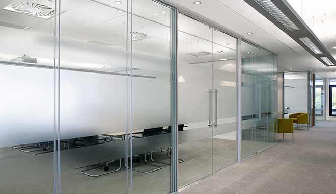 کاربرد پارتیشن شیشه ای دوجداره