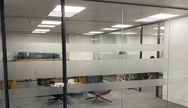 هزینه نصب پارتیشن شیشه ای دوجداره