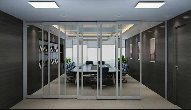 نصب پارتیش شیشه ای دوجداره