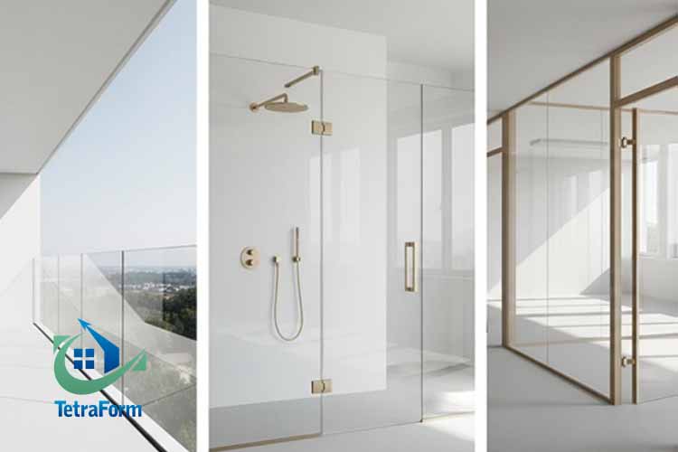 انواع پروفیل شامپانی برای شیشه و کابین دوش