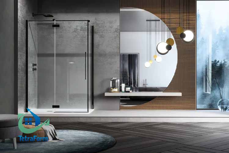 شیشه سکوریت حمام برای کابین دوش