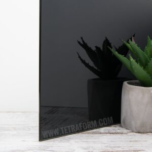 شیشه لاکوبل رنگی طوسی تیره 10 میل