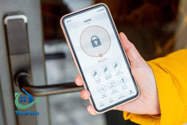 کنترل قفل در با موبایل