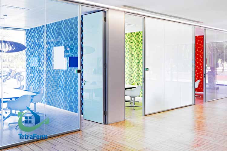 شیشه لاکوبل و شیشه مات شونده اداری